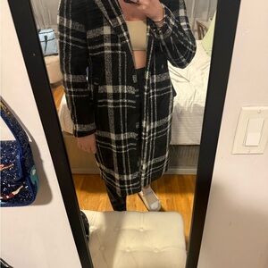 Superdown Black and White Checkered Jacket